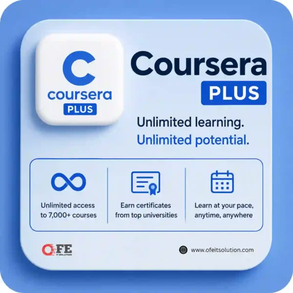 Coursera Plus Subscription – Unlimited Courses & Certificates